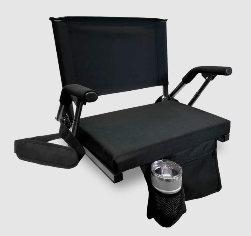 Asiento Portátil Plegable con Respaldo y Apoyabrazos  marca Cascade Mountain Tech