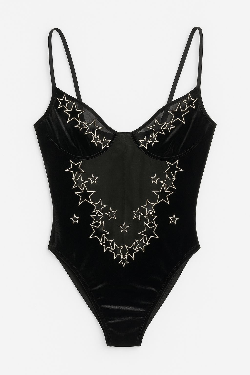 Victoria´s Secret Body Velvet Black Stars Talla M