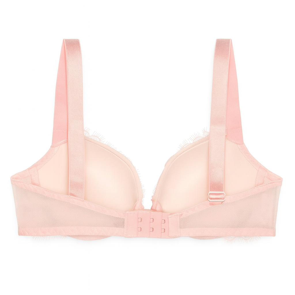 Victoria’s Secret Push Up Bra – Rosa Encaje & Tirantes de Cristales VS talla 34C