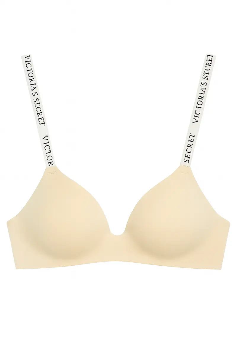 Bra Victoria’s Secret Logo Straps Nude Talla 34B