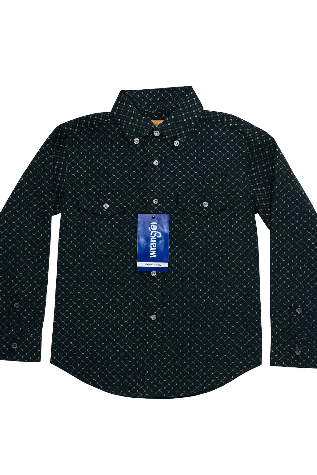 Camisa Wrangler Niño Vaquera Talla S Manga Larga Original