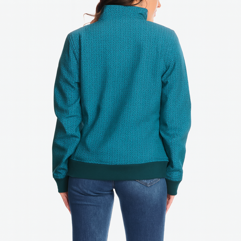 Chaqueta Cinch Mujer Softshell Teal Talla XS