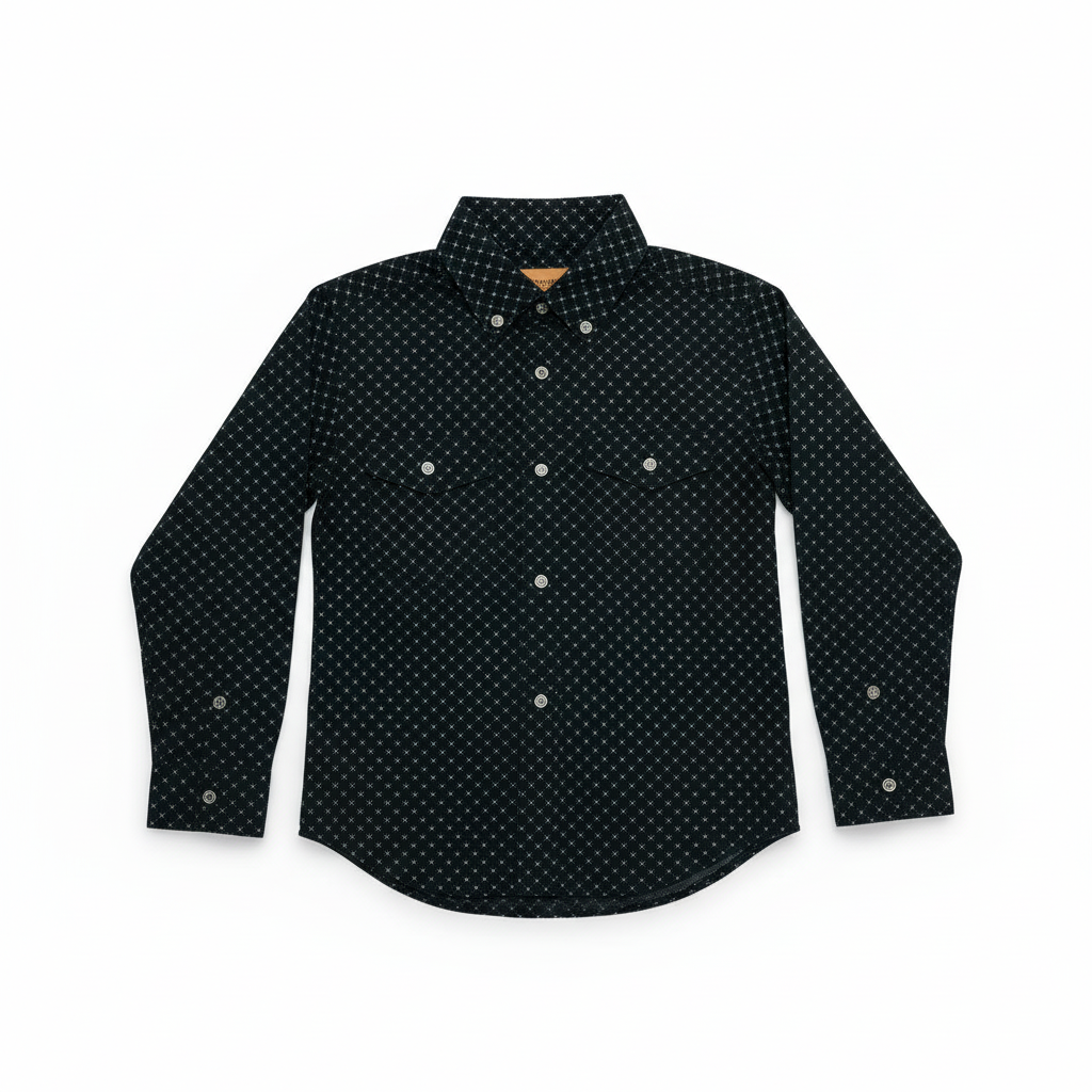 Camisa Wrangler Niño Vaquera Talla S Manga Larga Original