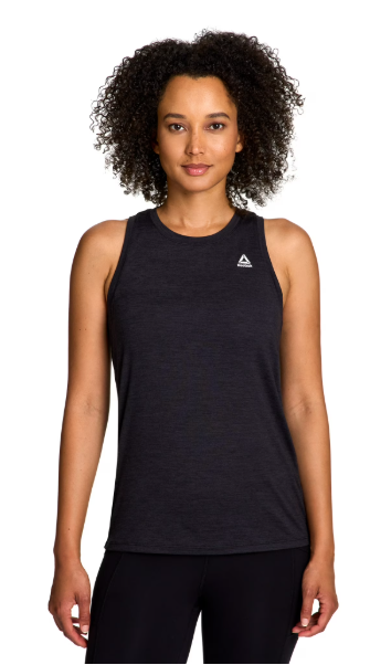 Playera Deportiva Reebok para Mujer Sin Mangas – Color Negro-Talla EG (XL)