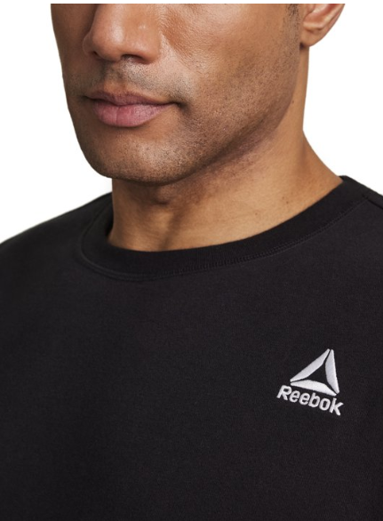 Sudadera Reebok Negra para Hombre – Talla Mediana (M)