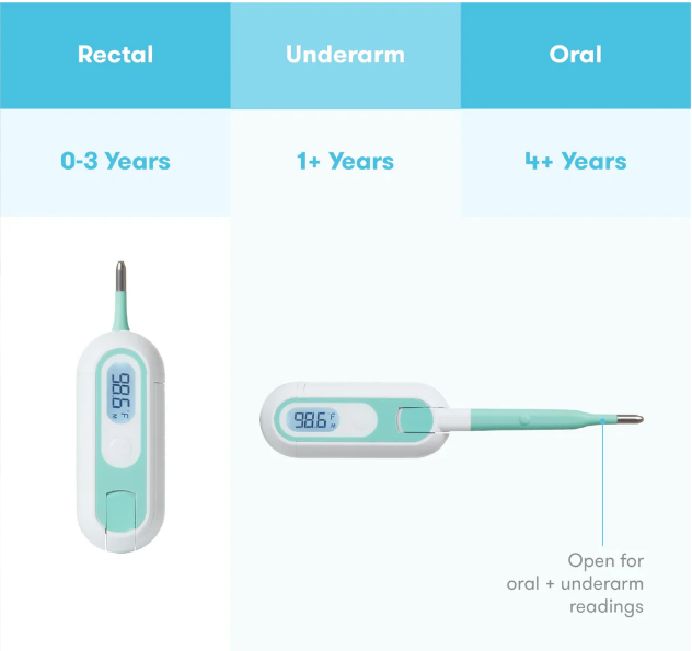 Termómetro Digital FridaBaby 3-en-1 True Temp para Bebé